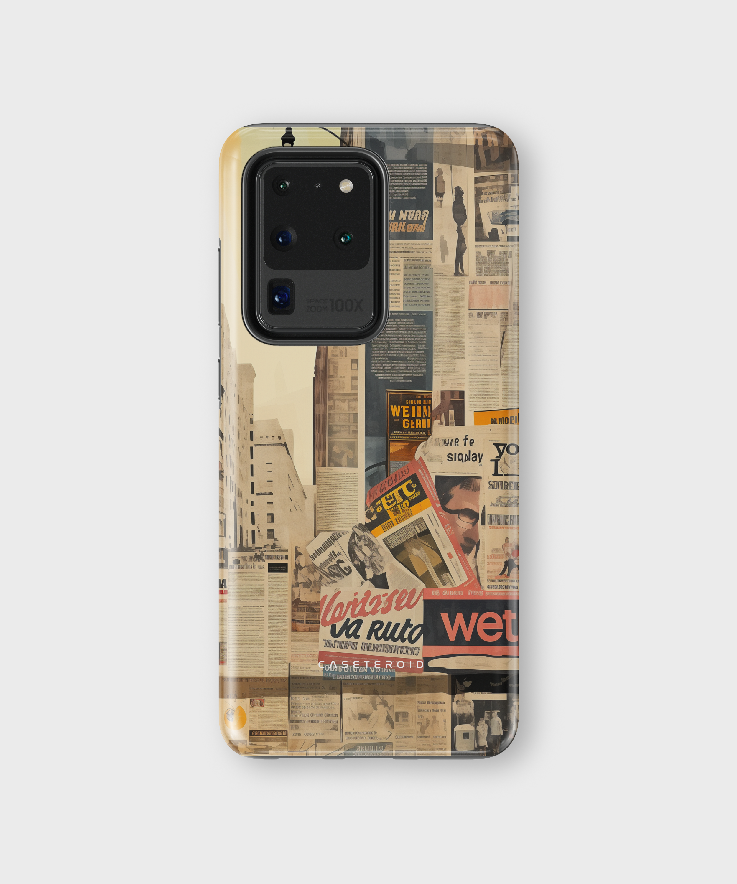 Samsung Tough Case - Newsprint Chronicles - CASETEROID