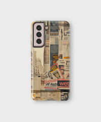 Samsung Tough Case - Newsprint Chronicles - CASETEROID