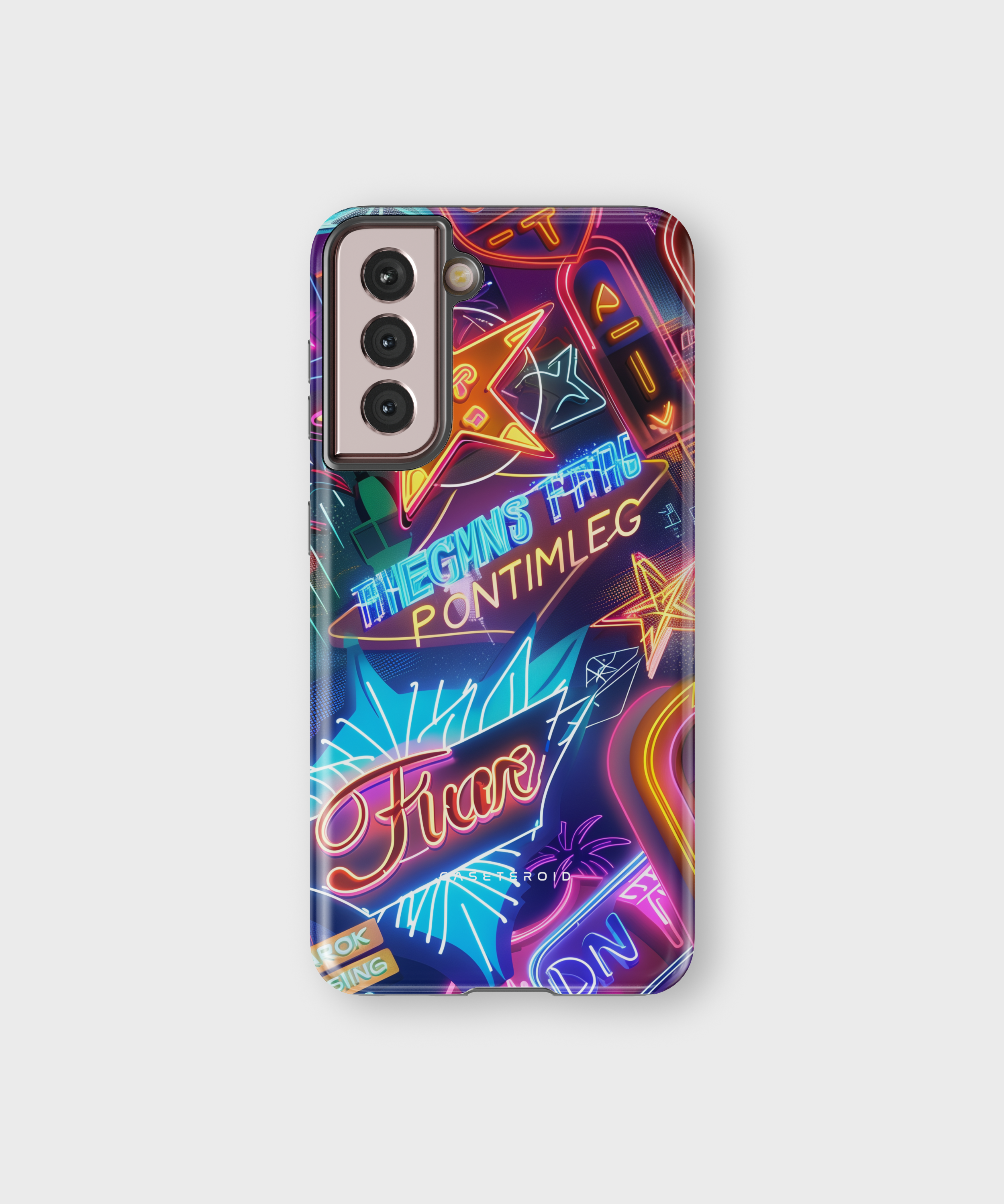 Samsung Tough Case - Vivid Neon Nights - CASETEROID