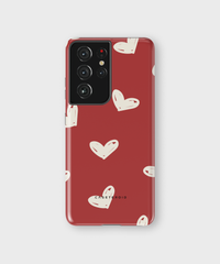 Samsung Tough Case - Crimson Love Notes - CASETEROID