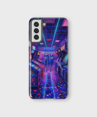 Samsung Tough Case - Neon Arcade Nexus - CASETEROID