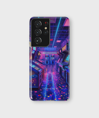 Samsung Tough Case - Neon Arcade Nexus - CASETEROID