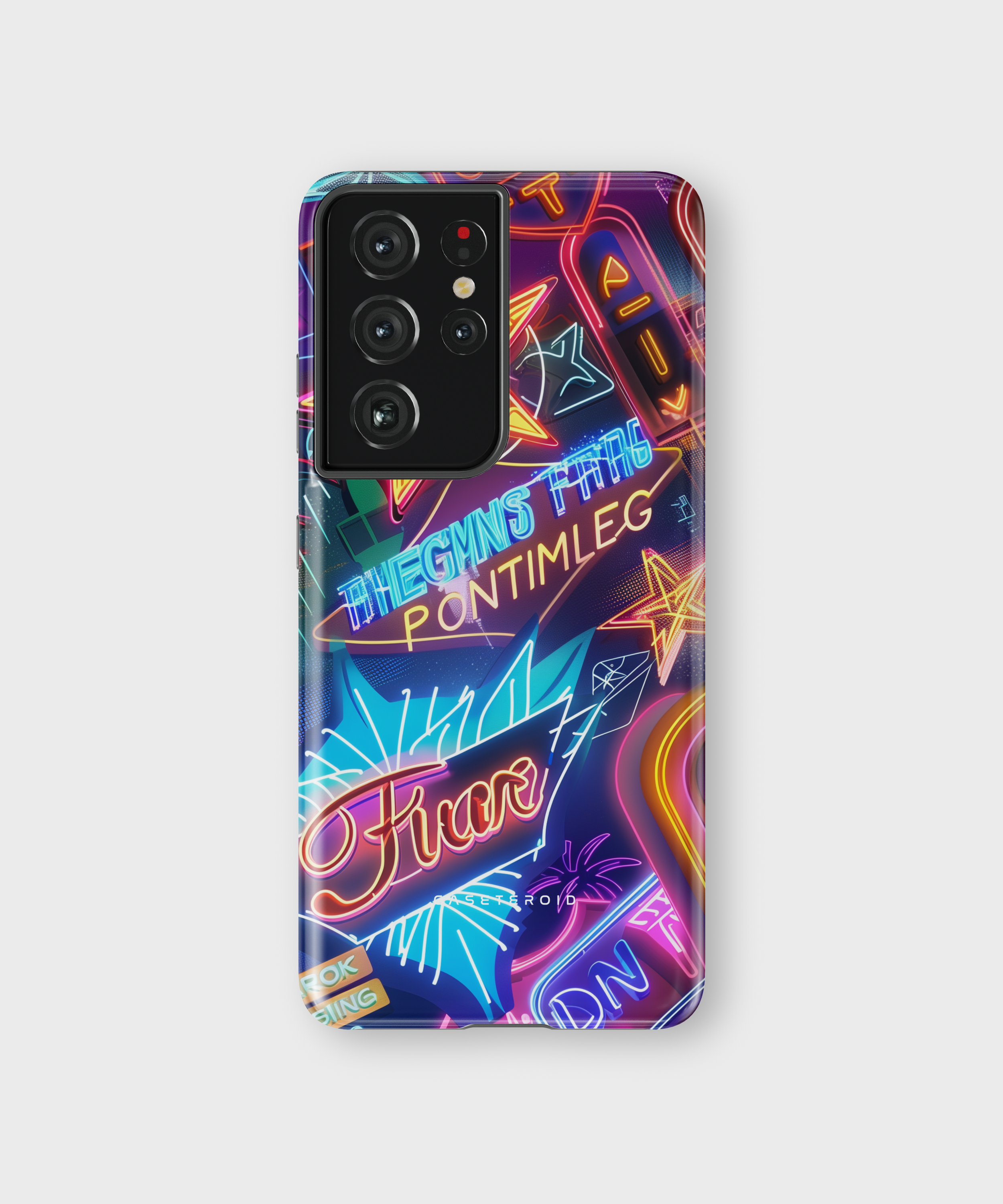 Samsung Tough Case - Vivid Neon Nights - CASETEROID