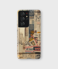 Samsung Tough Case - Newsprint Chronicles - CASETEROID