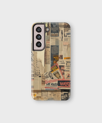 Samsung Tough Case - Newsprint Chronicles - CASETEROID