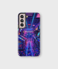 Samsung Tough Case - Neon Arcade Nexus - CASETEROID