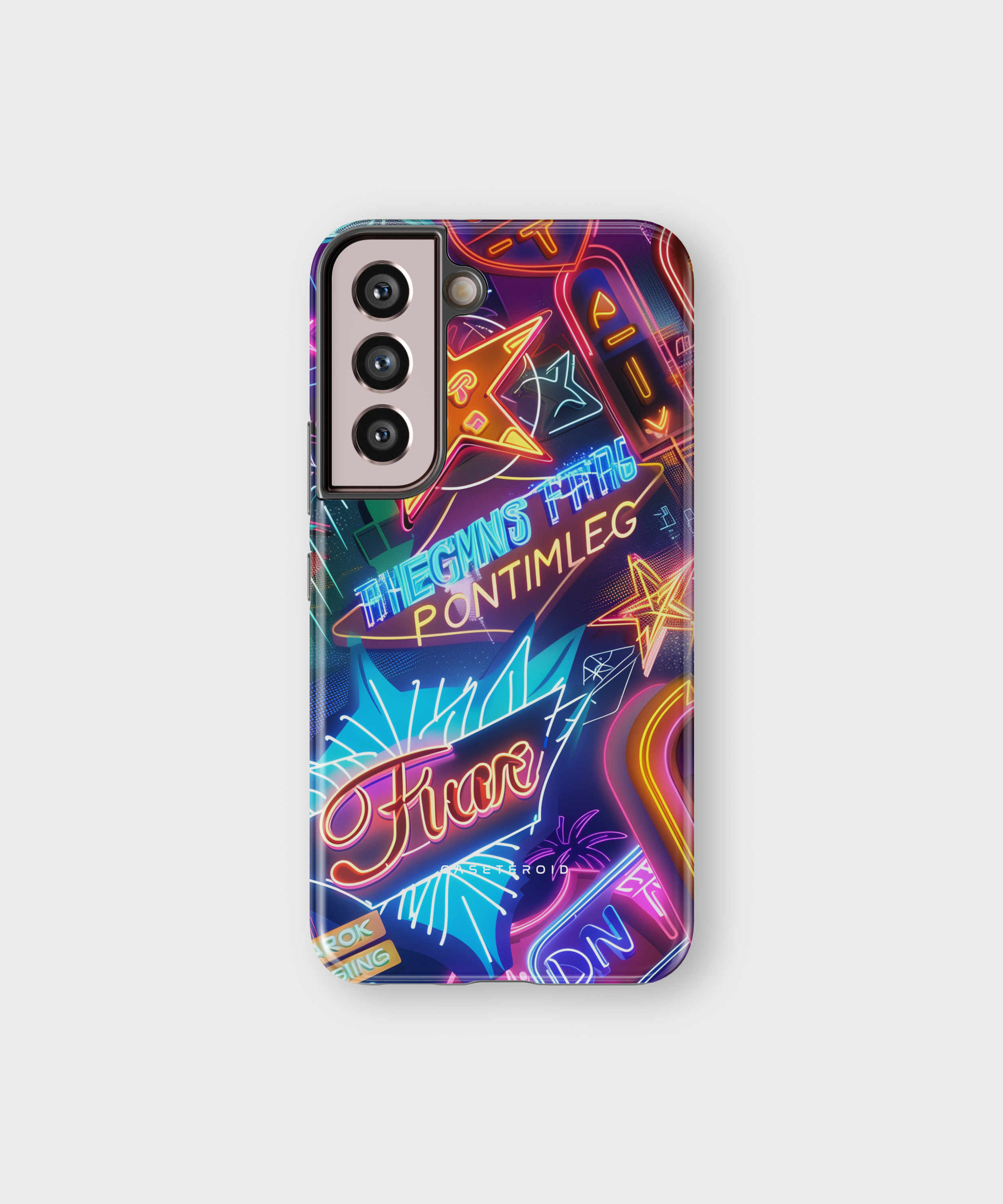 Samsung Tough Case - Vivid Neon Nights - CASETEROID