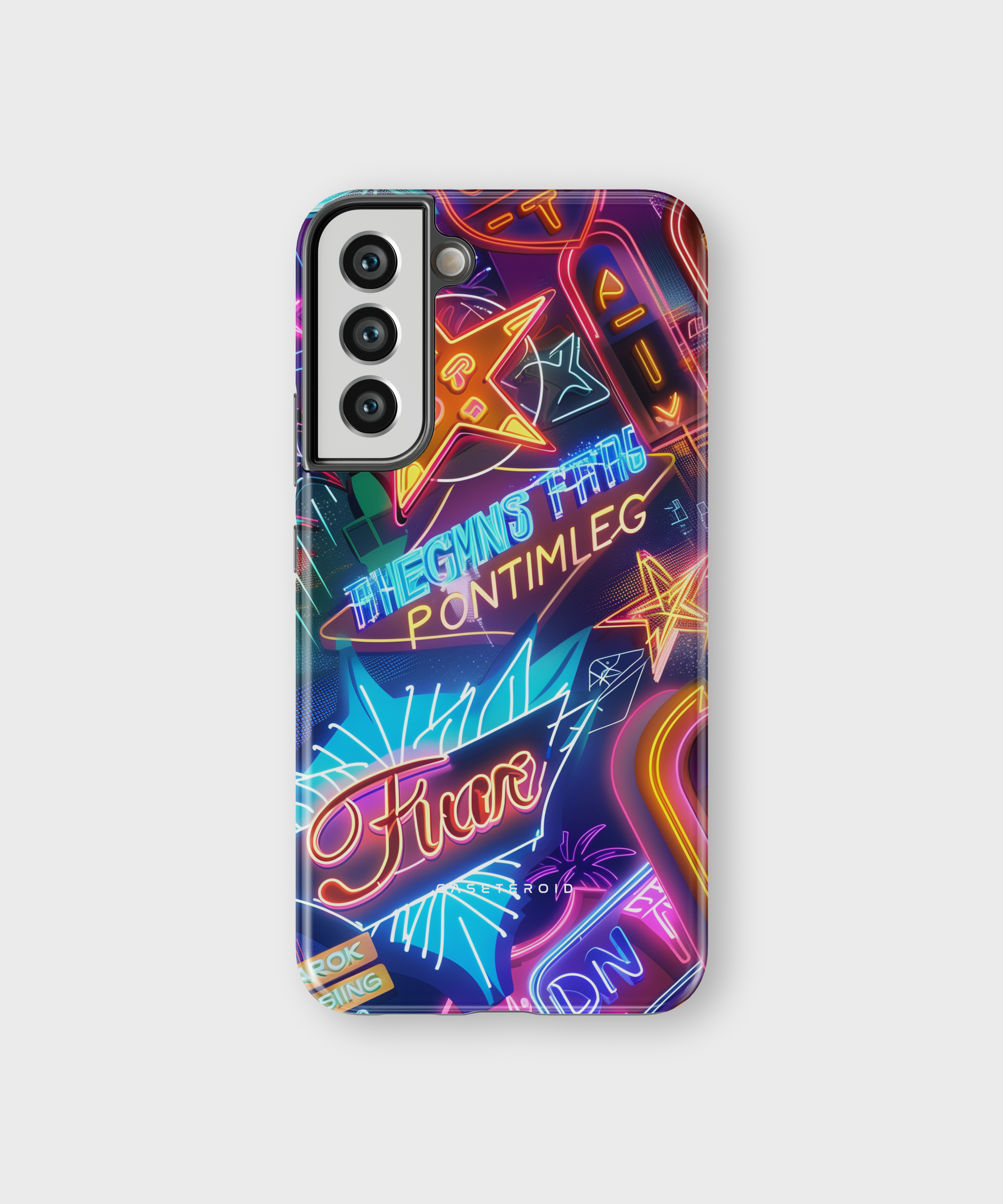 Samsung Tough Case - Vivid Neon Nights - CASETEROID