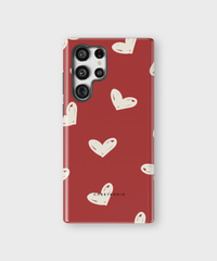 Samsung Tough Case - Crimson Love Notes - CASETEROID