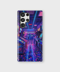 Samsung Tough Case - Neon Arcade Nexus - CASETEROID