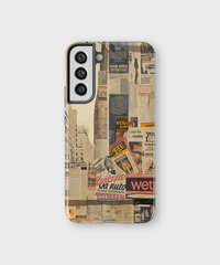 Samsung Tough Case - Newsprint Chronicles - CASETEROID