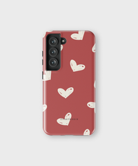 Samsung Tough Case - Crimson Love Notes - CASETEROID