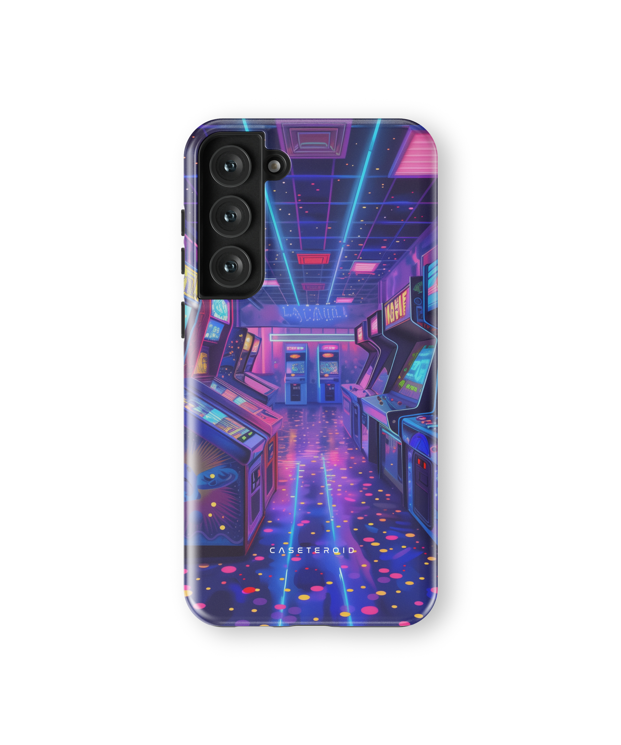 Samsung Tough Case - Neon Arcade Nexus - CASETEROID