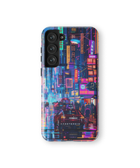 Samsung Tough Case - Neon Metropolis Matrix - CASETEROID