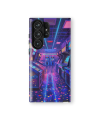 Samsung Tough Case - Neon Arcade Nexus - CASETEROID