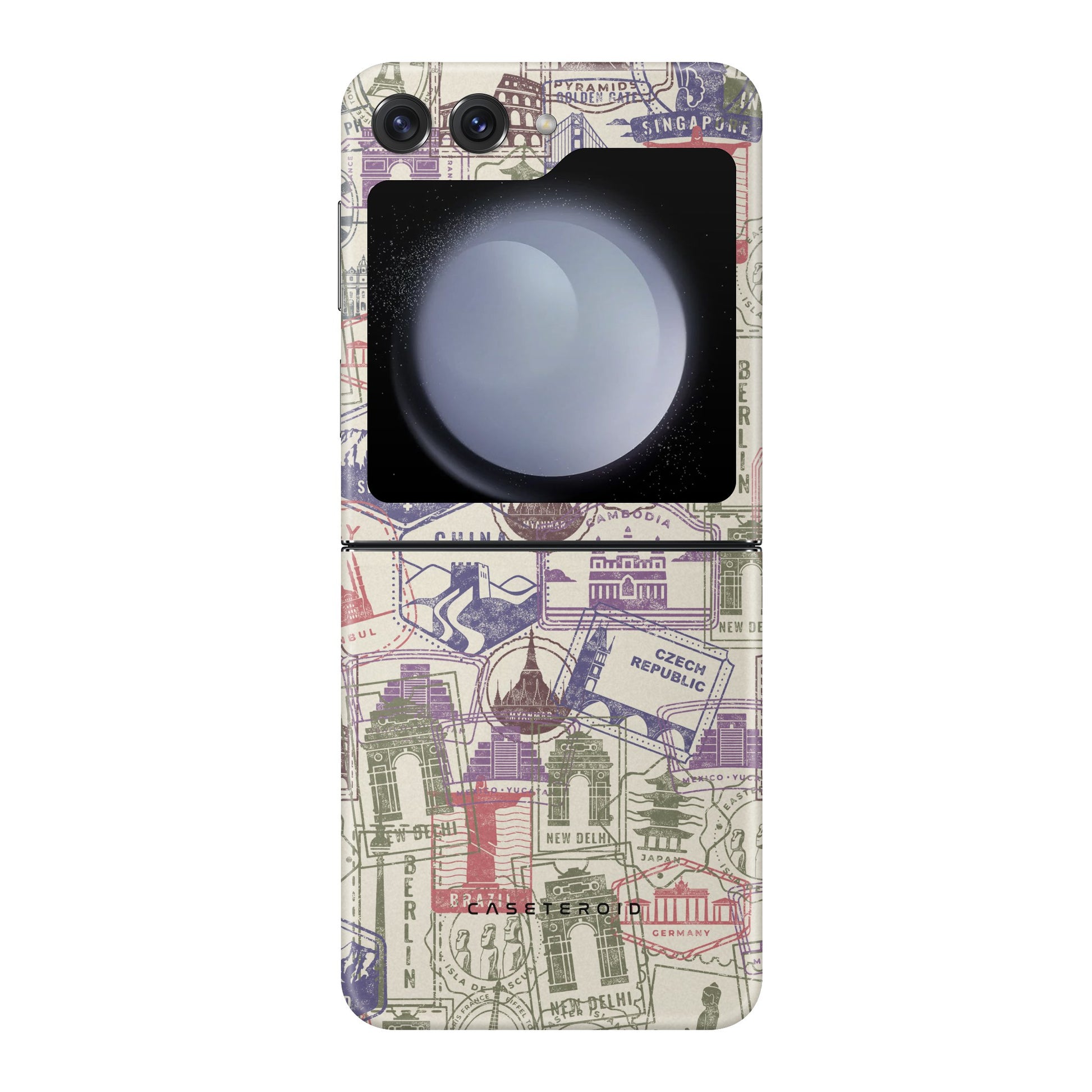 Stamps Tough Case for Samsung Galaxy Z Flip 5 - CASETEROID