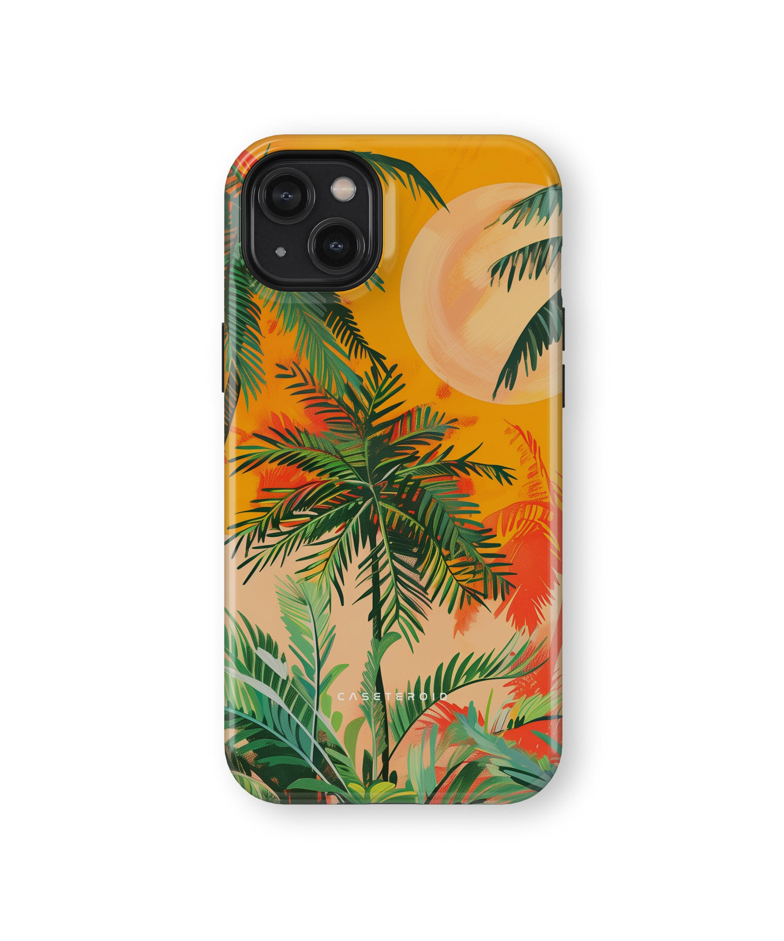 Sunset Shores Symphony - iPhone 14 Plus Case