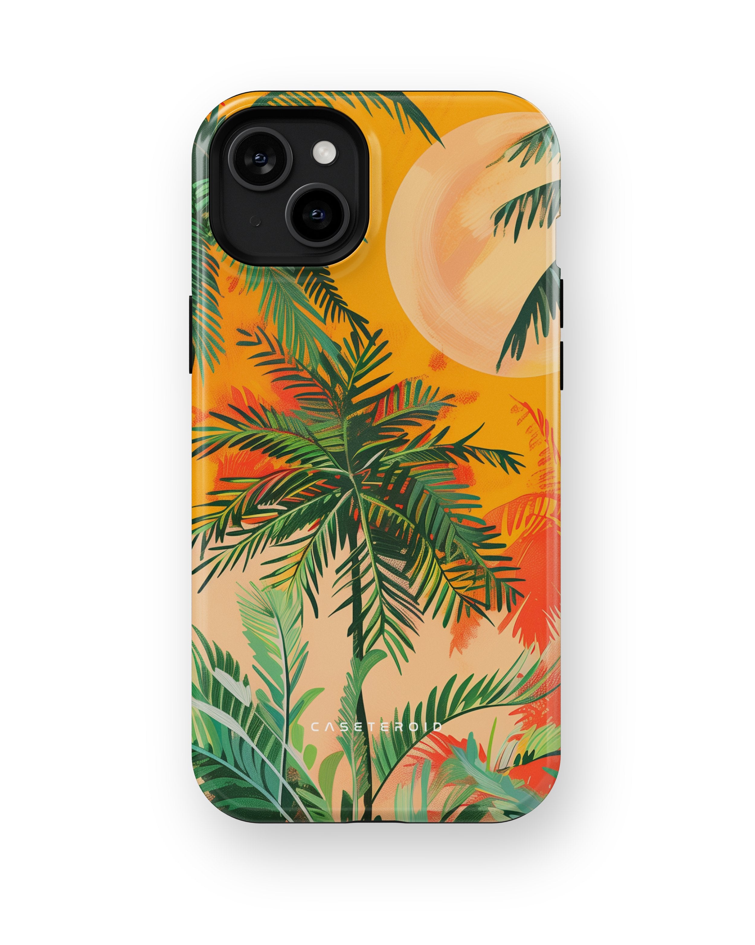 Sunset Shores Symphony - iPhone 15 Plus Case