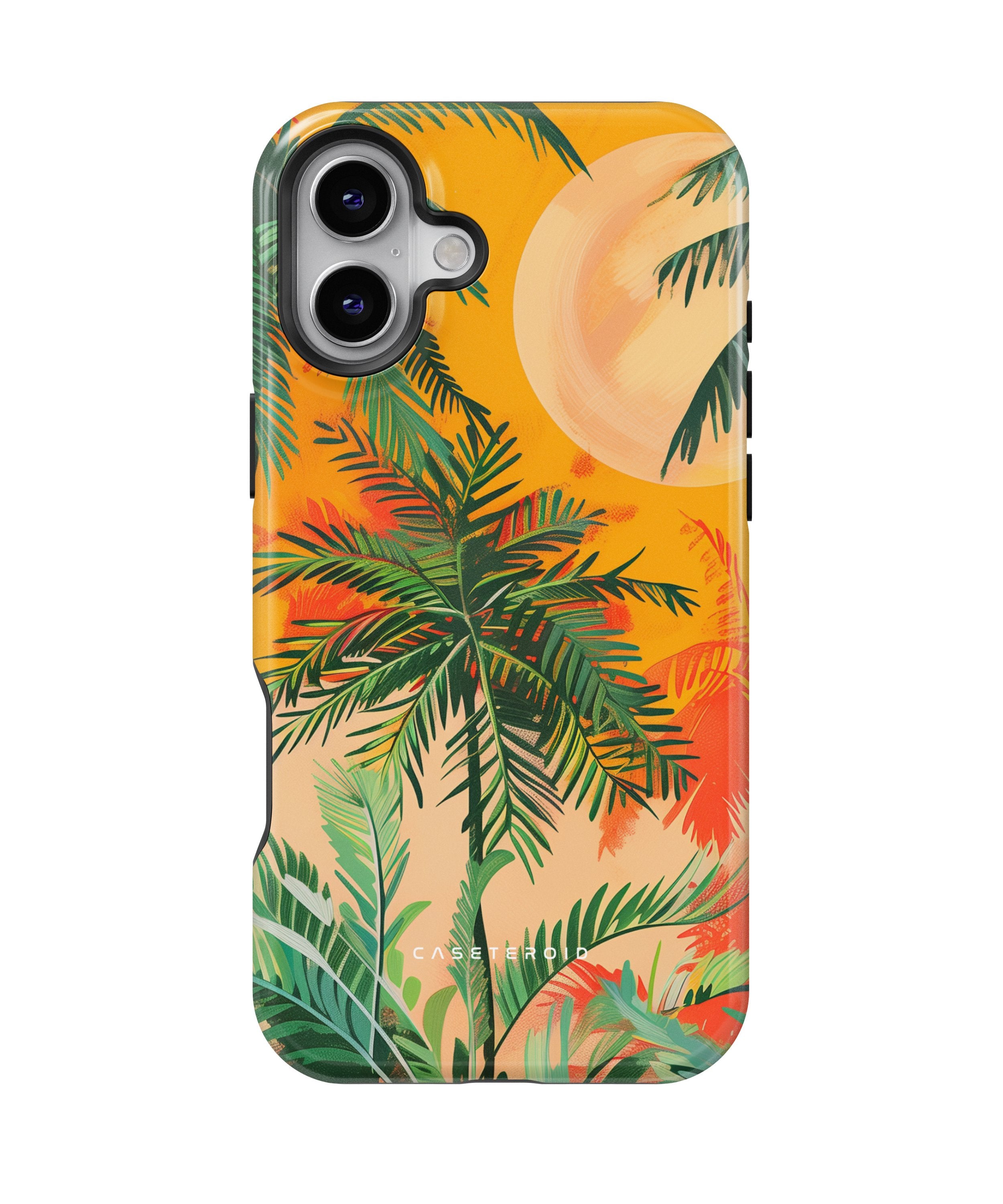 Sunset Shores Symphony - iPhone 16 Plus Case