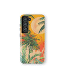 Sunset Shores Symphony Tough Case for Samsung Galaxy S23 - CASETEROID