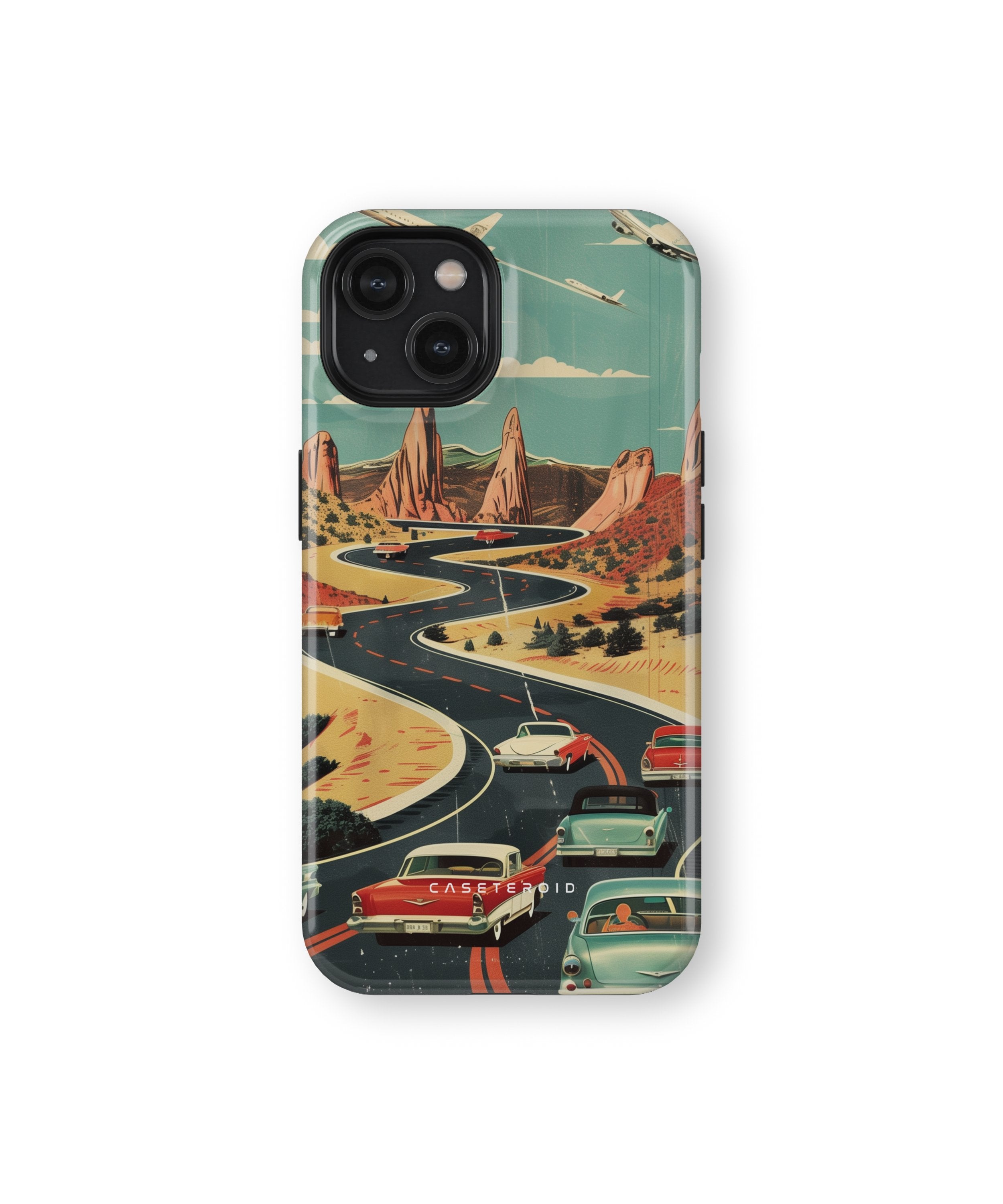Vintage Journey Route - iPhone 13 Case