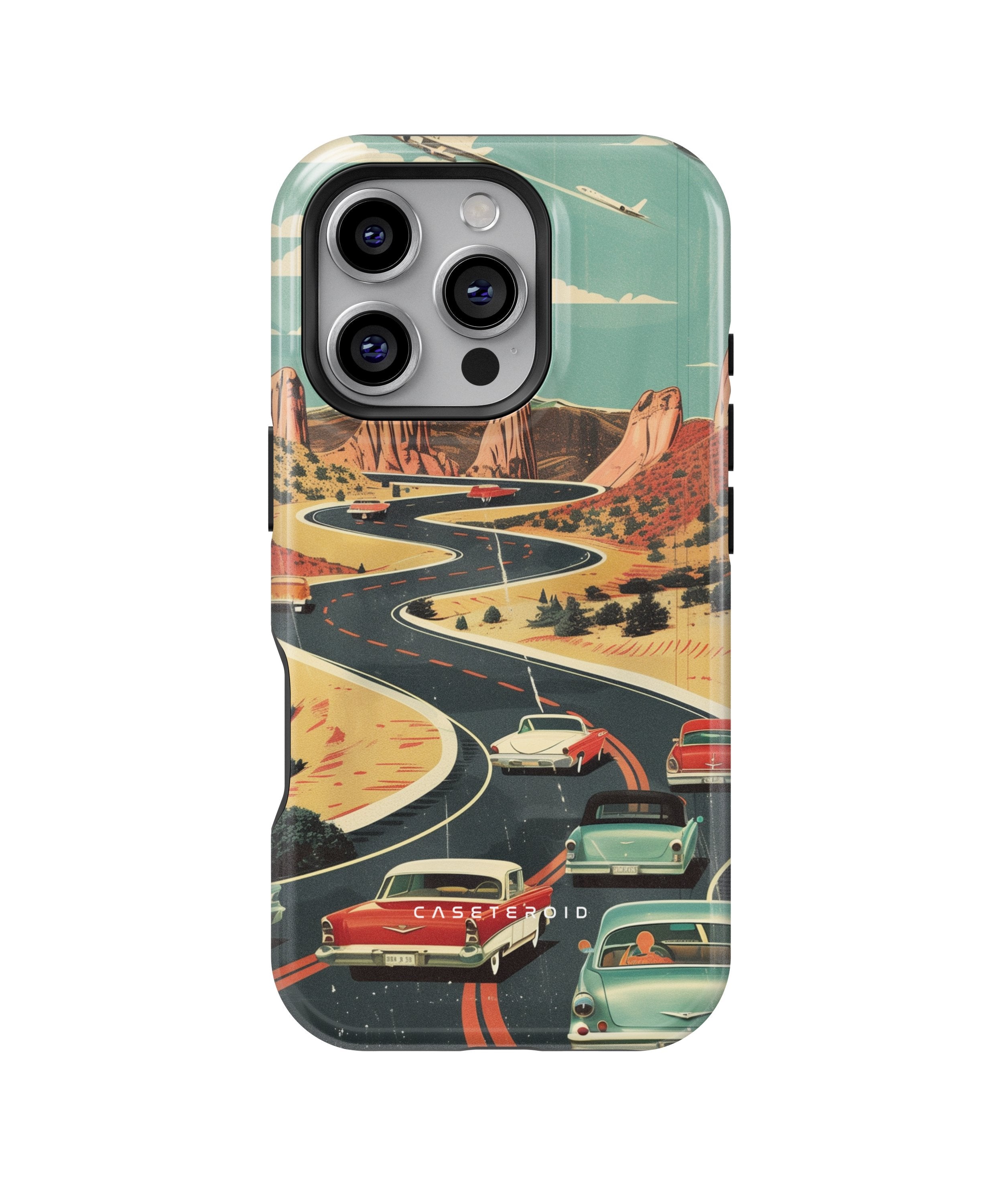 Vintage Journey Route - iPhone 16 Pro Case