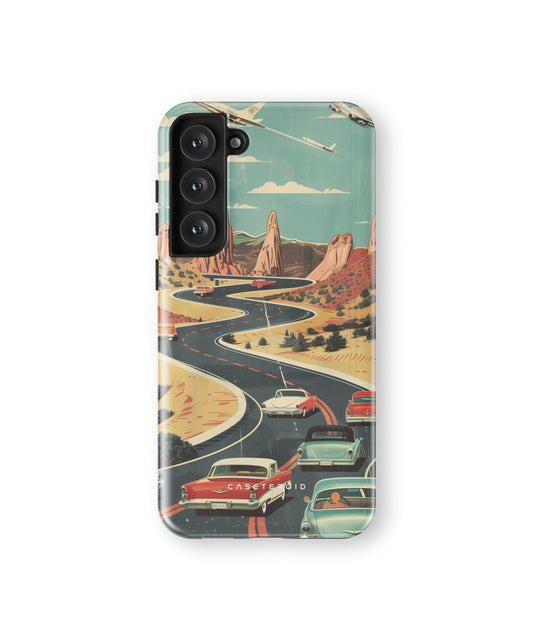 Vintage Journey Route Tough Case for Samsung Galaxy S23 Plus - CASETEROID