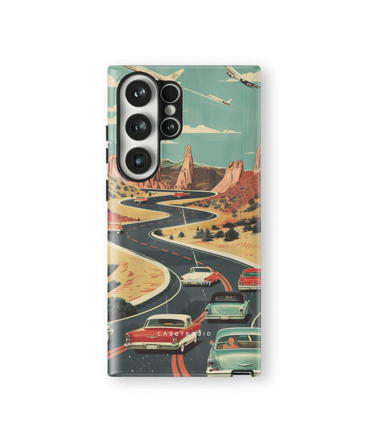 Vintage Journey Route Tough Case for Samsung Galaxy S23 Ultra - CASETEROID