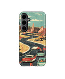 Vintage Journey Route Tough Case for Samsung Galaxy S24 Plus - CASETEROID