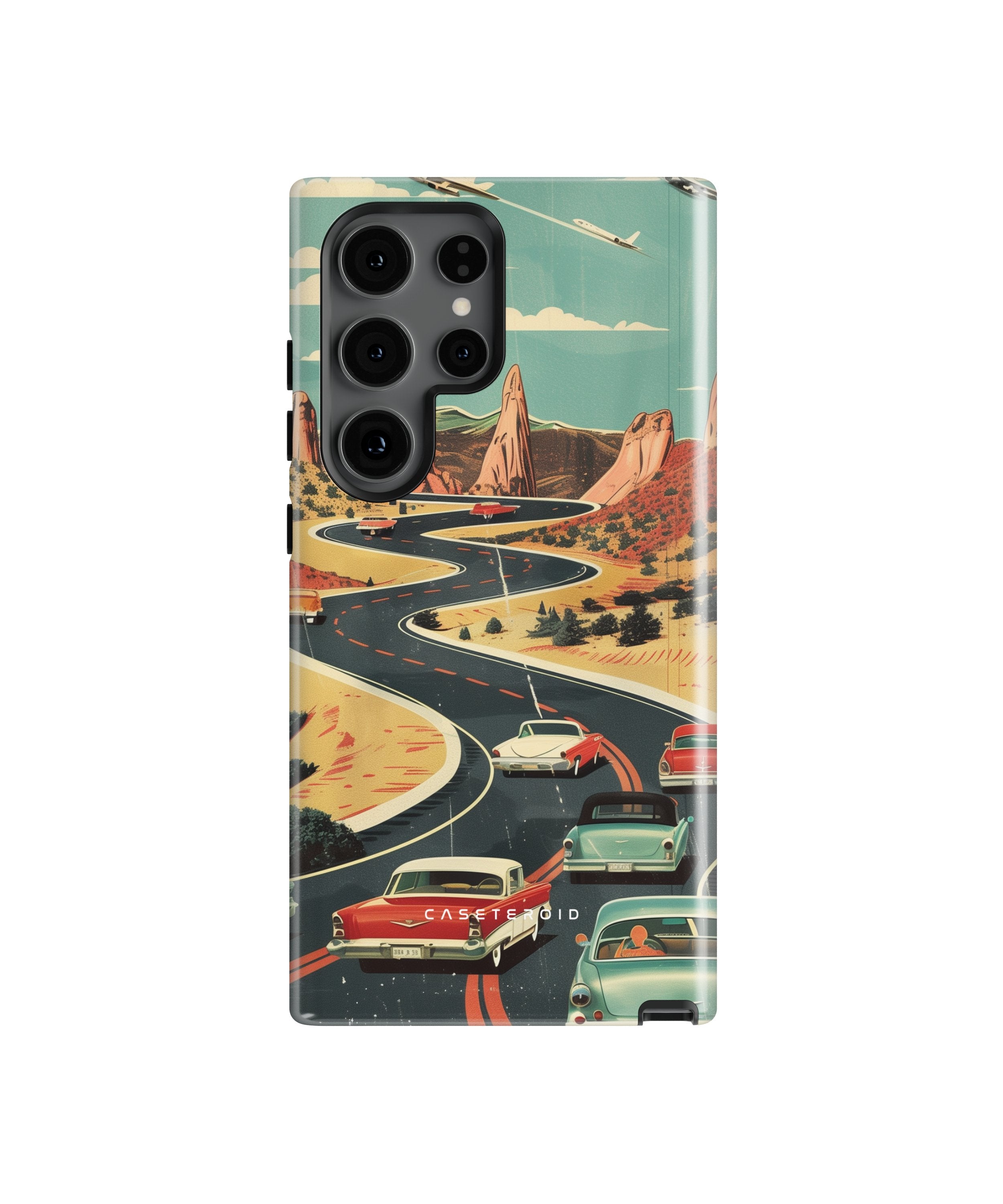 Vintage Journey Route - Samsung Galaxy S24 Ultra Case
