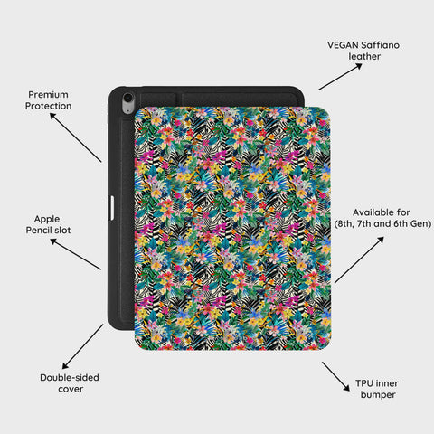 Jungle Bloom - iPad Air 13 (8th/7th/6th Gen) Case