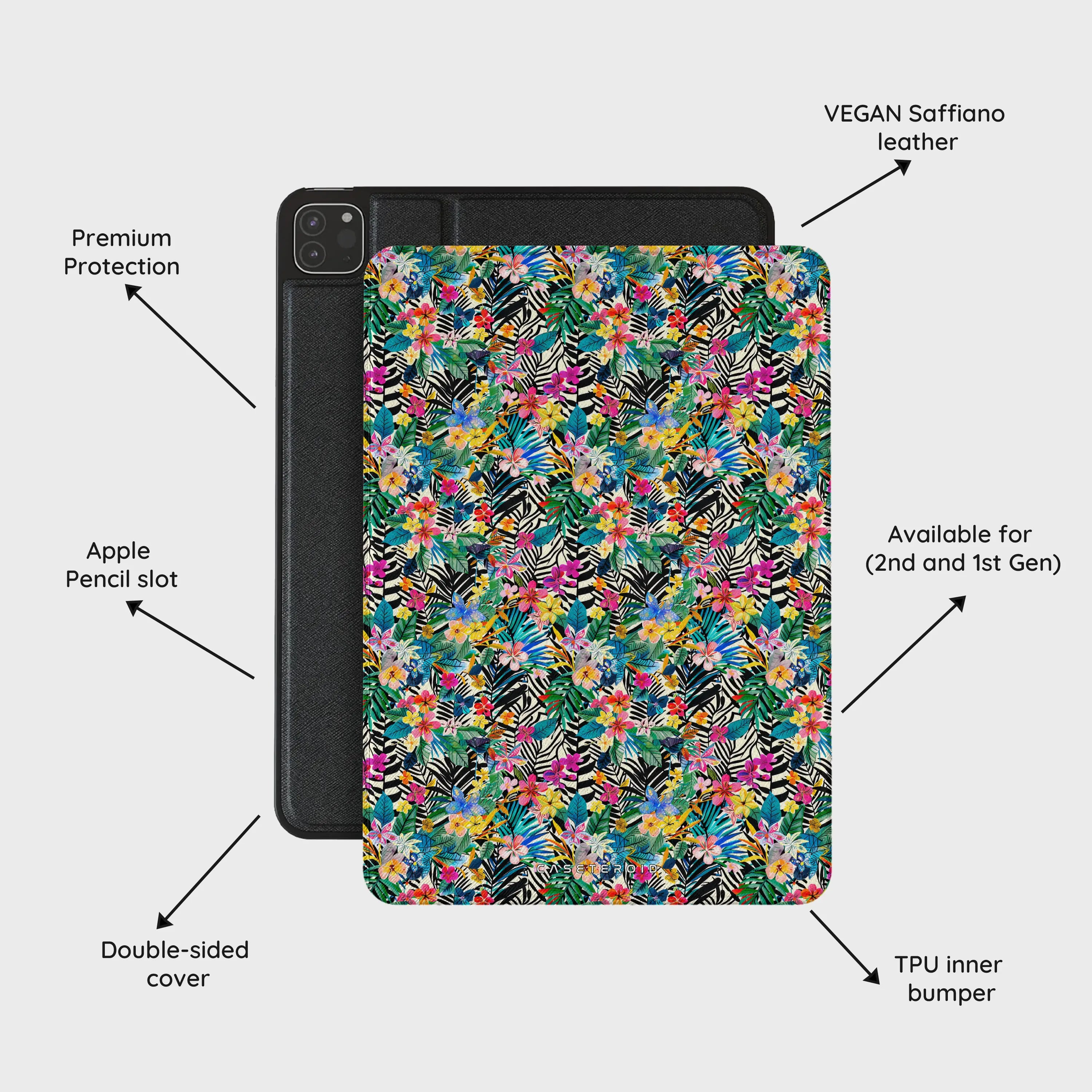Jungle Bloom - iPad Pro 11 (2nd/1st Gen) Case