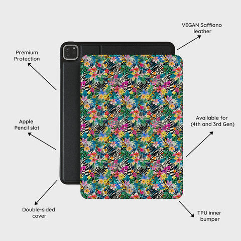 Jungle Bloom - iPad Pro 11 (4th/3rd Gen) Case