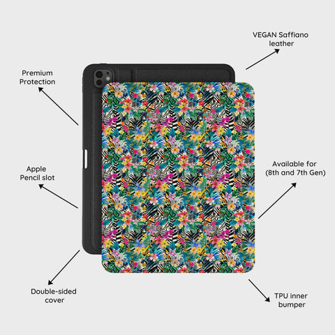 Jungle Bloom - iPad Pro 13 (8th/7th Gen) Case