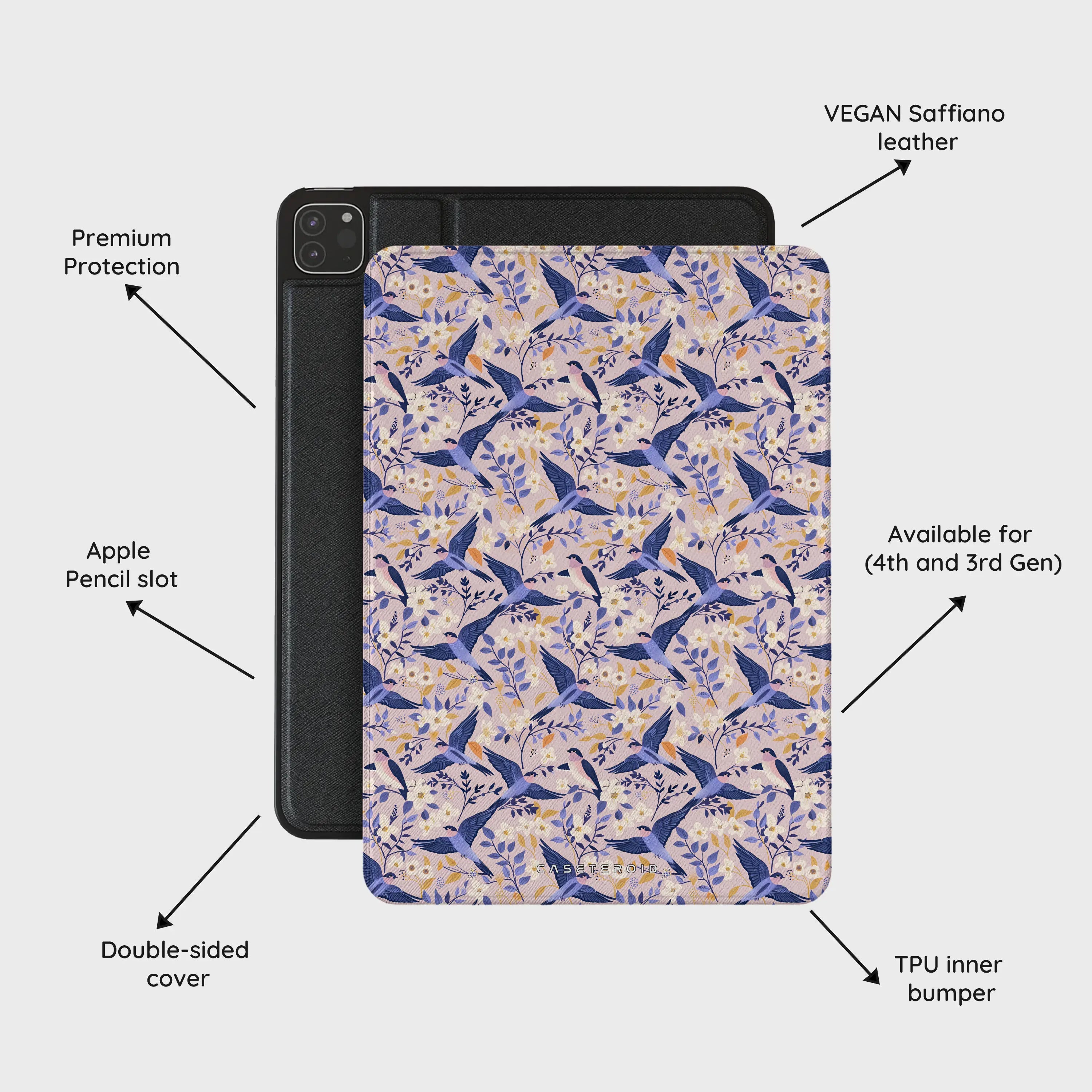 Indigo Serenade - iPad Pro 12.9 (4th/3rd Gen) Case