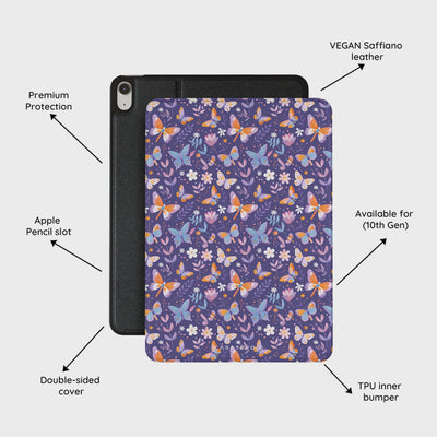 Violet Flutter - iPad 10.9 (10th Gen) Case