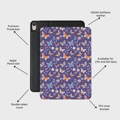 Violet Flutter - iPad Air 11 (7th/6th Gen) Case