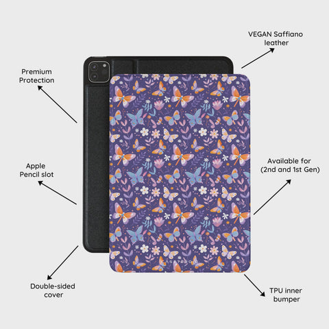 Violet Flutter - iPad Pro 11 (2nd/1st Gen) Case