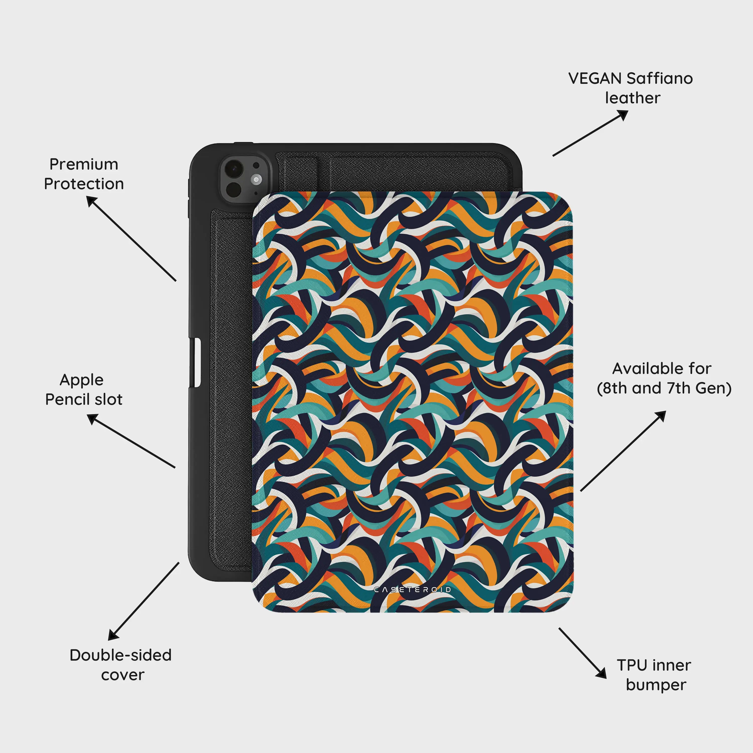 Ribbon Flow - iPad Pro 11 (8th/7th Gen) Case