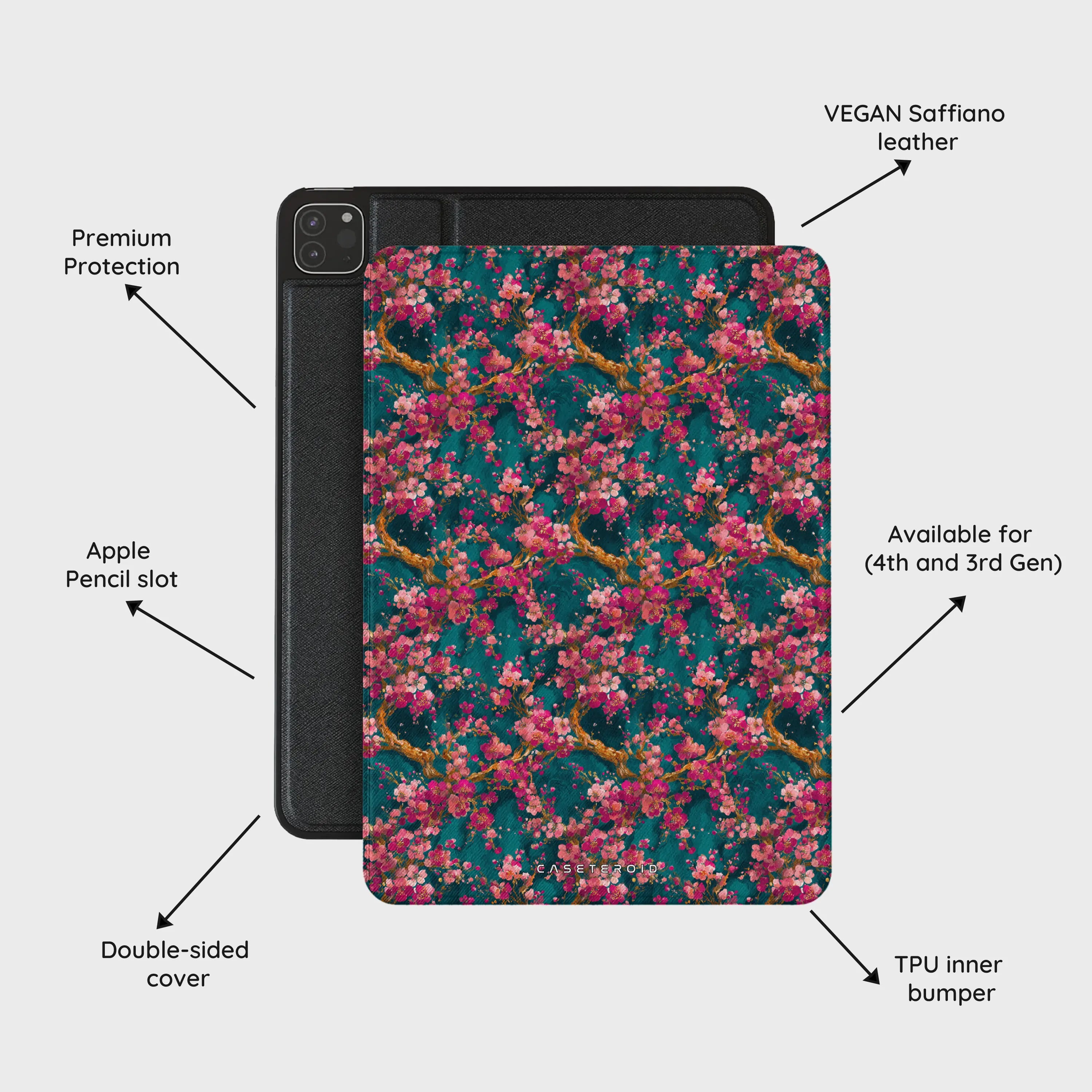 Hanagami - iPad Pro 12.9 (4th/3rd Gen) Case
