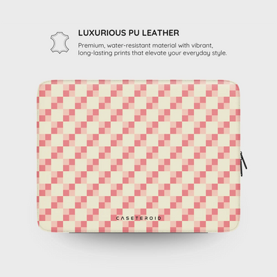 Blush Grid - Laptop Sleeve